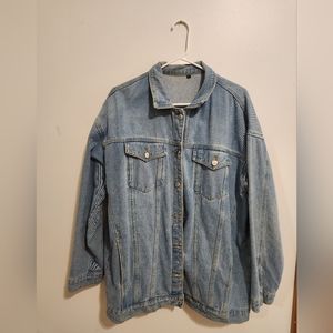 oversized denim jacket